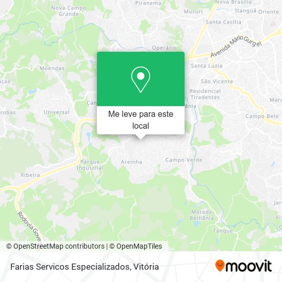 Farias Servicos Especializados mapa