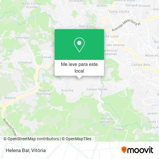 Helena Bar mapa