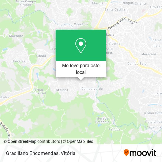 Graciliano Encomendas mapa