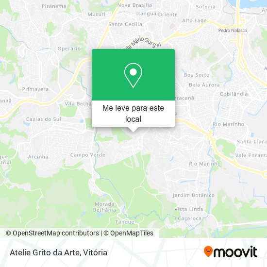 Atelie Grito da Arte mapa