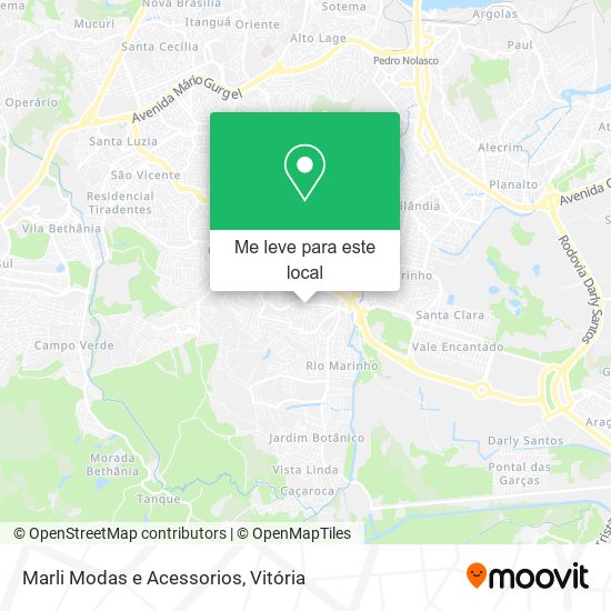Marli Modas e Acessorios mapa
