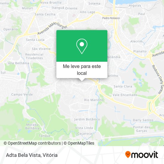 Adta Bela Vista mapa