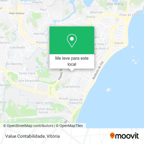 Value Contabilidade mapa
