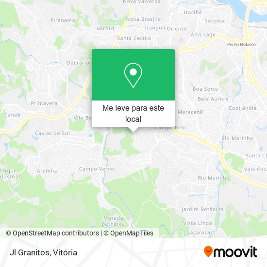 Jl Granitos mapa
