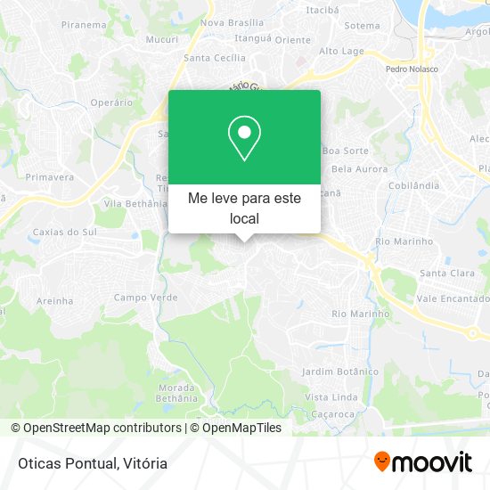 Oticas Pontual mapa