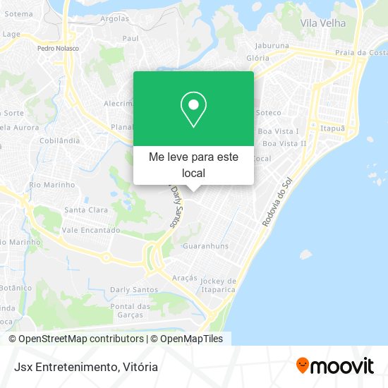 Jsx Entretenimento mapa