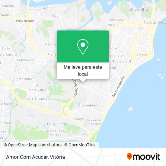 Amor Com Acucar mapa