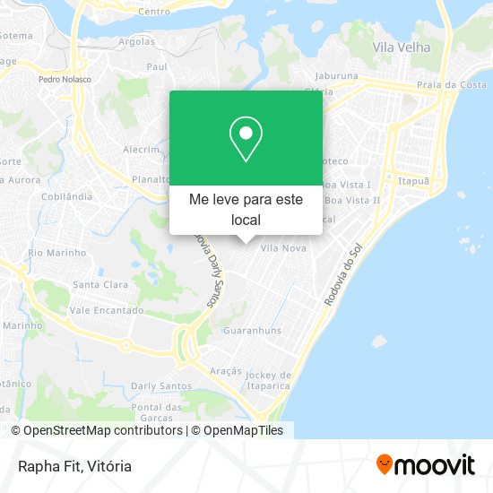 Rapha Fit mapa