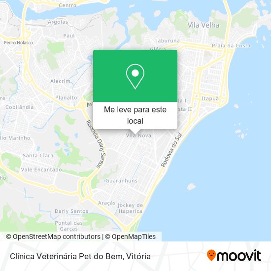 Clínica Veterinária Pet do Bem mapa