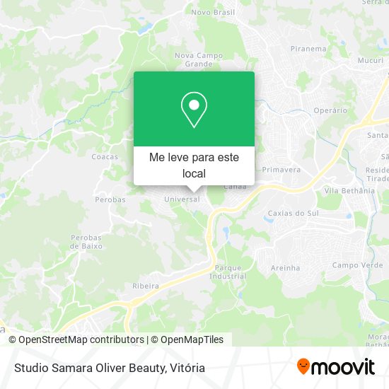 Studio Samara Oliver Beauty mapa