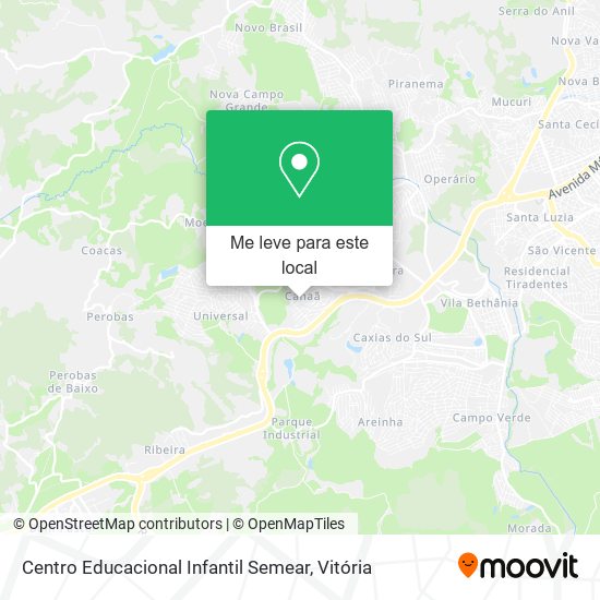 Centro Educacional Infantil Semear mapa