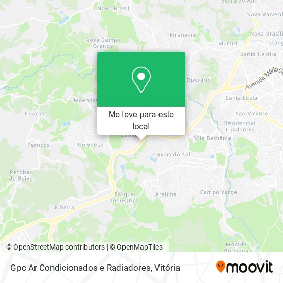 Gpc Ar Condicionados e Radiadores mapa
