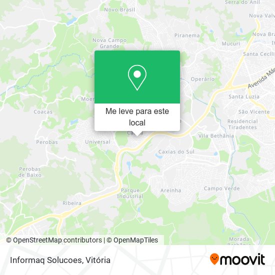 Informaq Solucoes mapa
