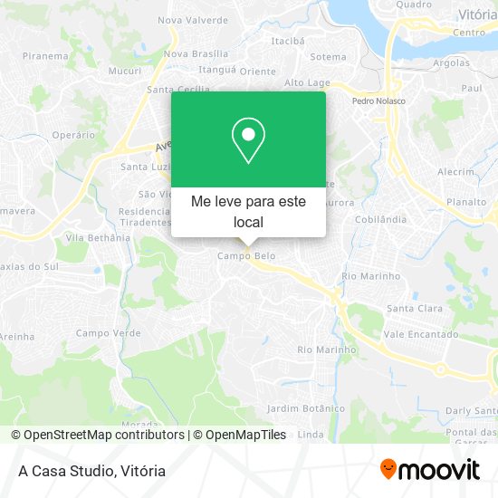 A Casa Studio mapa