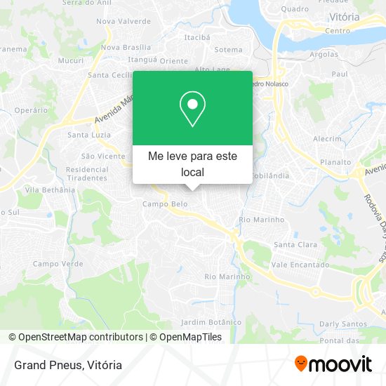Grand Pneus mapa