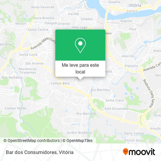Bar dos Consumidores mapa