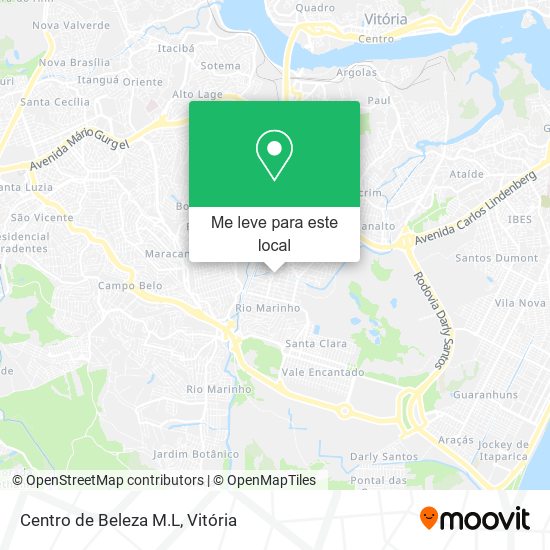 Centro de Beleza M.L mapa