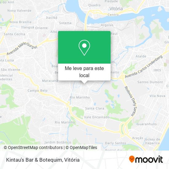 Kintau's Bar & Botequim mapa