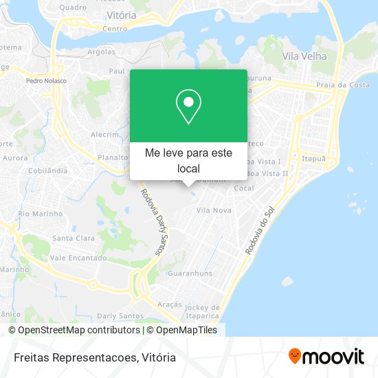 Freitas Representacoes mapa