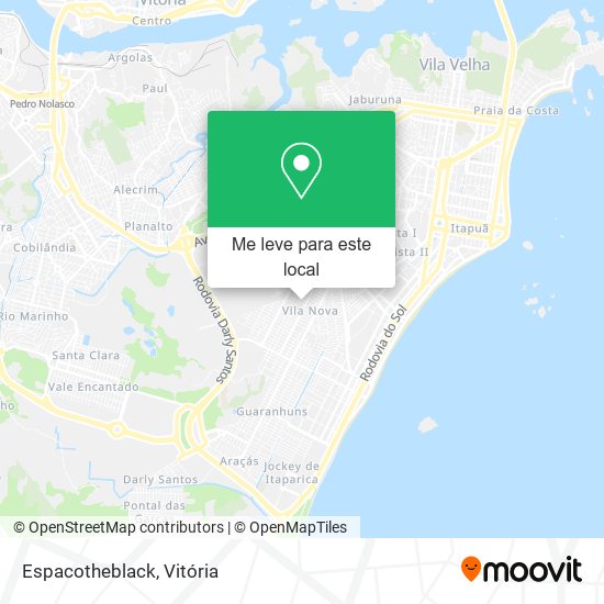 Espacotheblack mapa