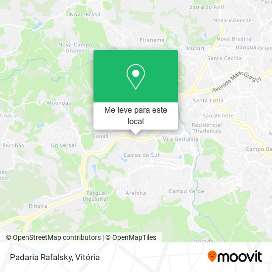 Padaria Rafalsky mapa