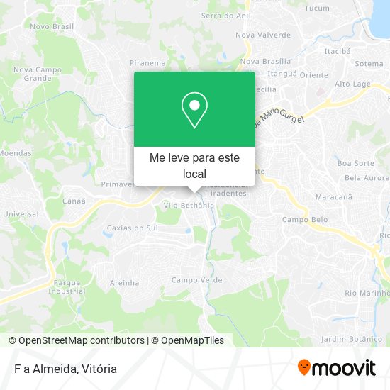 F a Almeida mapa