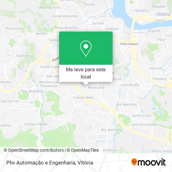 Phv Automação e Engenharia mapa