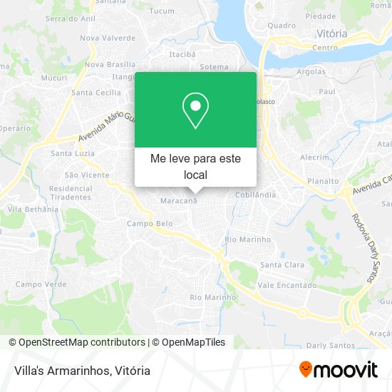 Villa's Armarinhos mapa