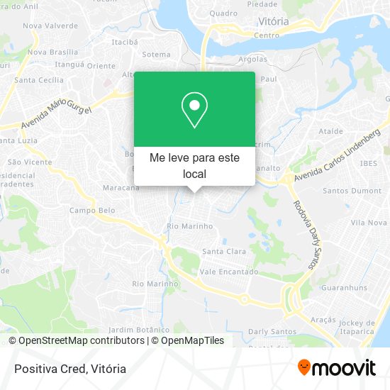 Positiva Cred mapa