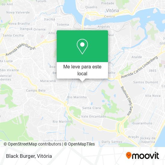 Black Burger mapa