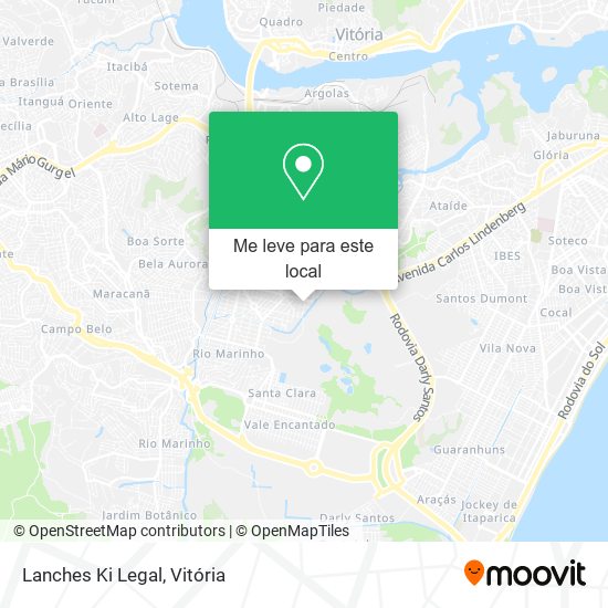 Lanches Ki Legal mapa