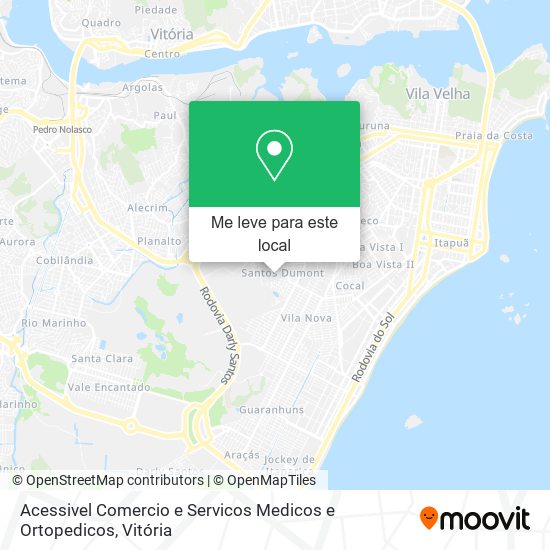 Acessivel Comercio e Servicos Medicos e Ortopedicos mapa