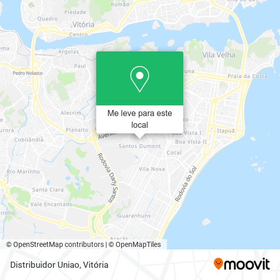 Distribuidor Uniao mapa
