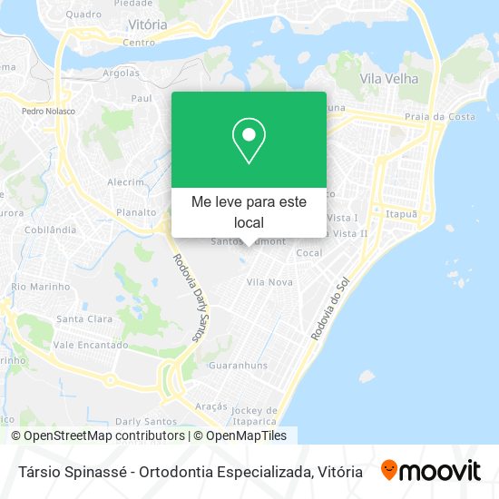 Társio Spinassé - Ortodontia Especializada mapa