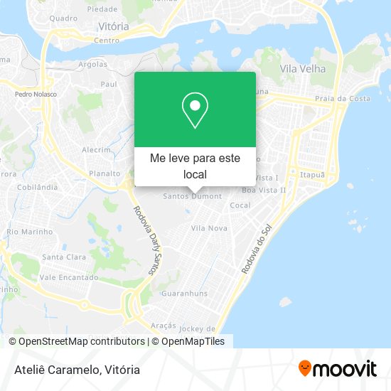 Ateliê Caramelo mapa