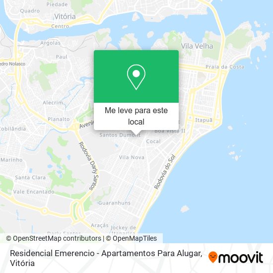 Residencial Emerencio - Apartamentos Para Alugar mapa