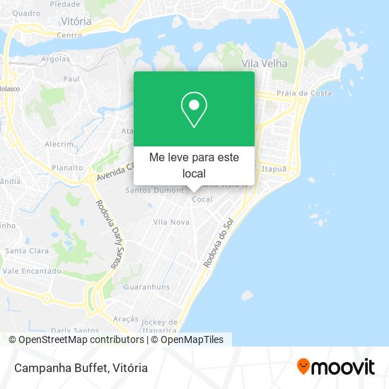 Campanha Buffet mapa