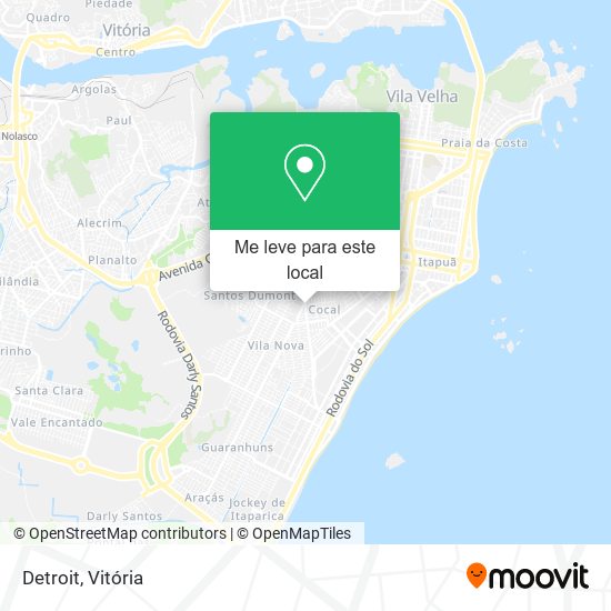 Detroit mapa