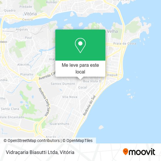 Vidraçaria Biasutti Ltda mapa