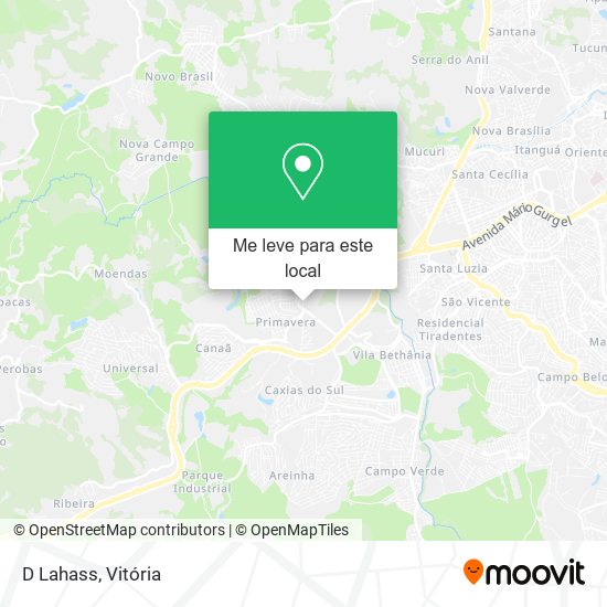D Lahass mapa