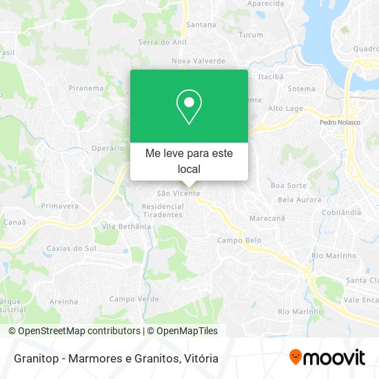 Granitop - Marmores e Granitos mapa