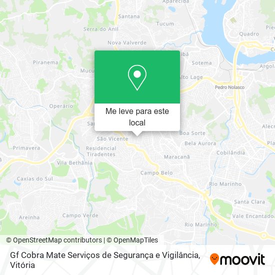 Gf Cobra Mate Serviços de Segurança e Vigilância mapa