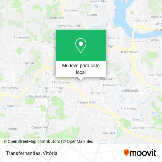 Transfernandes mapa