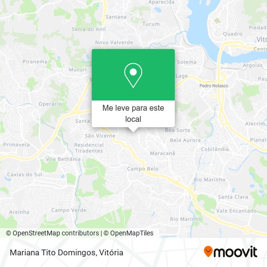 Mariana Tito Domingos mapa