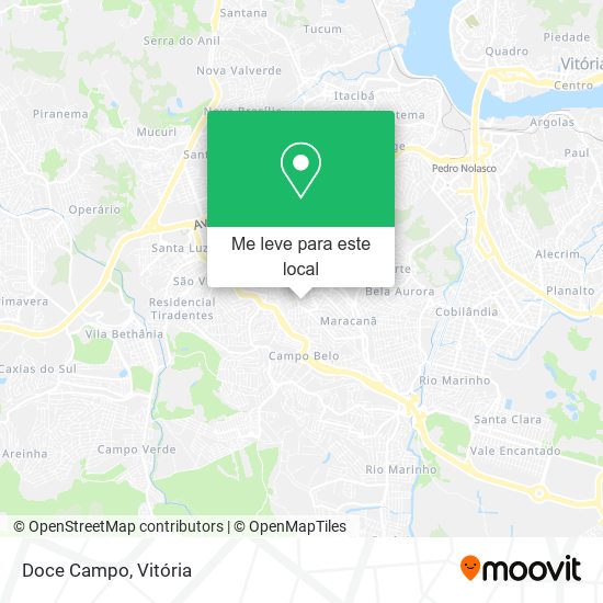 Doce Campo mapa