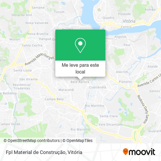 Fpl Material de Construção mapa