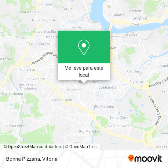 Bonna Pizzaria mapa