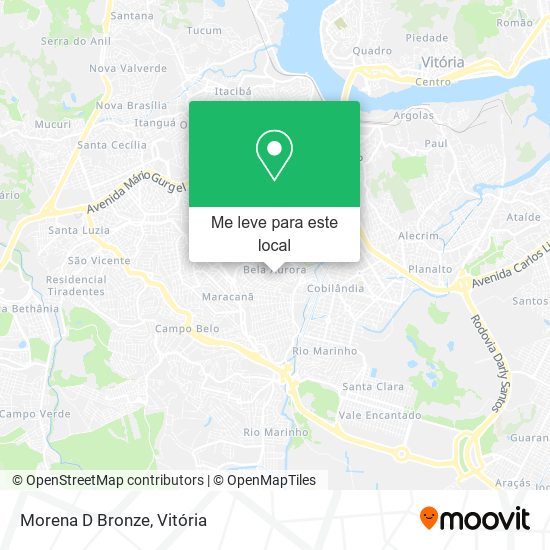 Morena D Bronze mapa