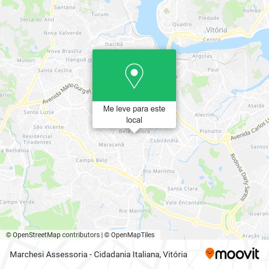 Marchesi Assessoria - Cidadania Italiana mapa