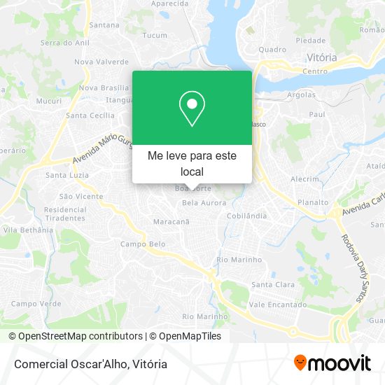 Comercial Oscar'Alho mapa
